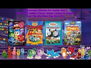 Anniversary Stream For Inside Out 2 & Yo Gabba Gabba Circus On DVD