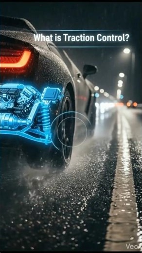Traction control system explained in 30 seconds #automotiveshorts #cartechnology #TractionControl