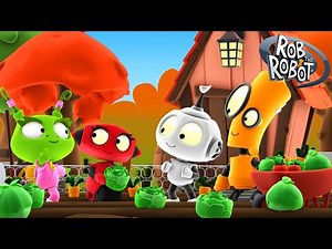 Robots visit the Farm | Rob the Robot & Friends - Funny Kids TV