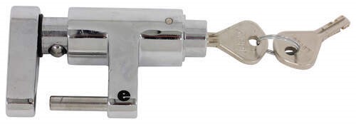 Bulldog Lifelong Trigger-Style Coupler Lock and 2" Trailer Hitch Receiver Lock - Chrome Bulldog Trai