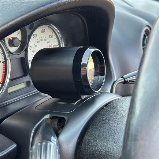 Universal Gauge Pod Mount 52mm Rail Steering Column Dash Cluster Low Profile - Etsy