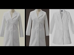 How to cut and sew a LAB coat (Simplest method and beginner friendly.