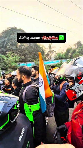 Rider ≠ Chapri ❌Rider = Discipline & Respect #bikelife #automobile #bikelifeindia