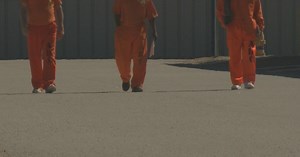 Prisoners get to walk in the shoes of someone getting out of prison