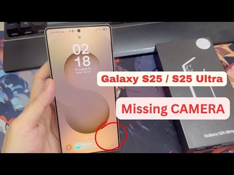 Samsung Galaxy S25 Ultra/ S25+: How to Find the Missing CAMERA App on the Lock Screen