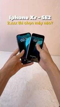 iPhone XR or SE2, which one will you choose? #ipad #iphone #iphonese #iphonexr
