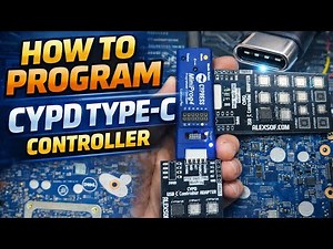 HOW TO PROGRAM CYPD OFFLINE ADAPTER FOR TYPE-C CONTROLLER PROGRAMMING SVOD,PSOC MiniProg,CY8CKI
