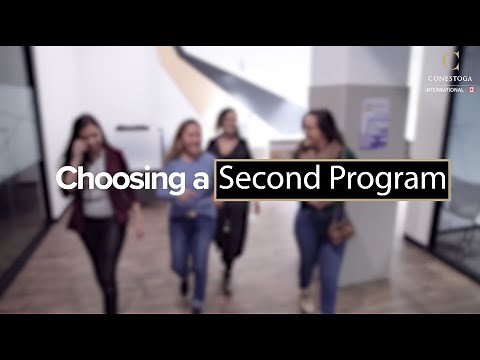 Choosing a Second Program at Conestoga