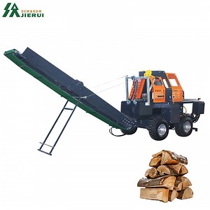 [Hot Item] New Type 30 Ton Gasoline Wood Processor Log Splitter Wood Cutting Processing