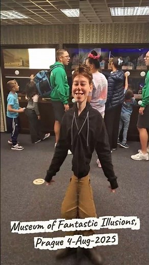 Traveling in Museum of Fantastic Illusions, Prague, Czechia. Helloween story #helloween2025 #travel