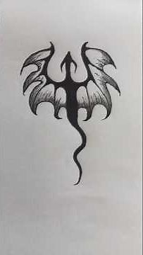 How to Draw a Dragon 🐉 Dragon Ka Chitra kaise banaen 🐉#dragon #sketch #easy #DragonDrawing #shorts