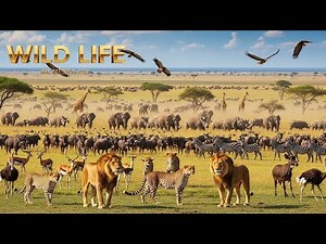 Life of the African Savannah | Big Cats, Herds & Wildlife in the Open Plains | 4K Documentary
