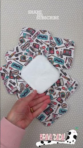 Reusable Makeup Remover Pads 🪡 Scrap Fabric Sewing Project Idea 💡 Full Sewing Tutorial on My Channel
