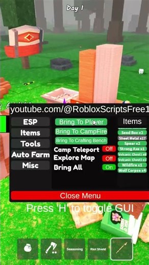 BEST Roblox 99 Nights In The Forest Script Kill Aura, Bring All Items