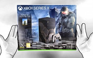 [TheRelaxingEnd] Xbox Series X HALO INFINITE 限量版主机拆箱