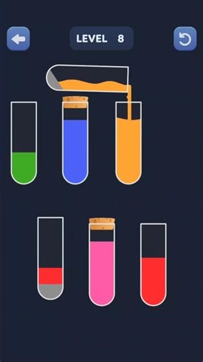 Water Sort Puzzle 🧪 8 #watersortpuzzle