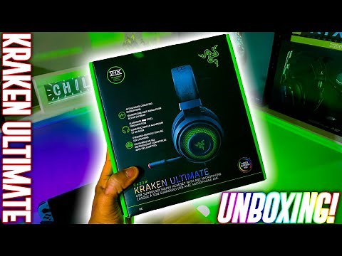 UNBOXING RAZER KRAKEN ULTIMATE! Mic Test And First Impressions