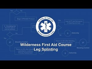 How to Splint a Leg Using the WRAPPED Technique - Wilderness First Aid