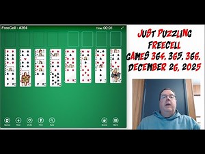 Learning Freecell By Doing and Explaining Games 364, 365 and 366