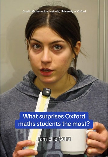 ‘I really don’t like writing essays.’ Ellie and Caitlyn share what it’s actually like to study maths at Oxford. 🎬 | @Oxford Mathematics (First published December, 2025) #OxfordUniversity #mathematics #maths #mathstudent