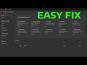 How To Fix Adobe Acrobat Reader DC Not Responding in Windows