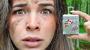 Surviving Using World's Smallest Suitcase in the Forest | Pierson