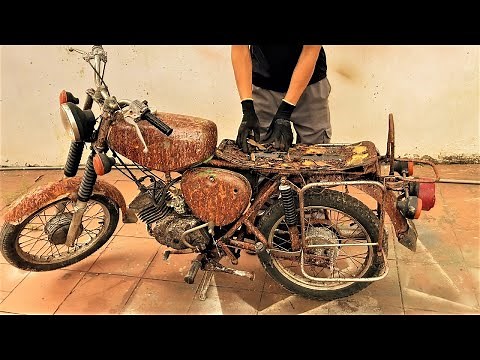 Full Progress Restoration Old Abandoned Motorcycle Simson S51 || Restoration Skill You're Never Seen
