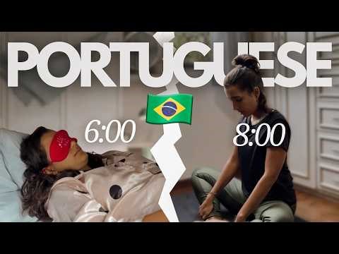 My Morning Routine in Portuguese 🇧🇷 Learn Brazilian Portuguese with Comprehensible Input