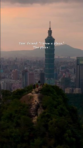 台灣台北🇹🇼 Best Taipei 101 view I’ve ever seen…
