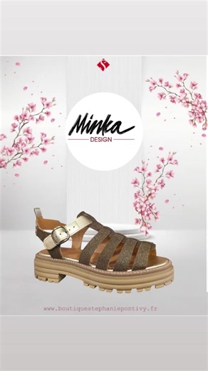 🤩 MINKADESIGN 🤩 Les sandales toute cuir viennent d'arriver ❤️ Je shoppe à la boutique où sur le site marchand : https://boutiquestephaniepontivy.fr/29-chaussures-femme?q=Catégories-Sandales/Marque-Minka Design #pontivy #chaussures #sandales #cuir #fashion