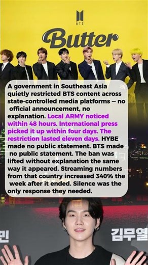 What Happened When a Country Banned BTS Music