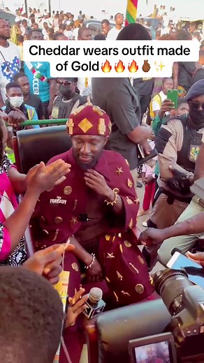 Golden Outfit Transformation for Cheddar