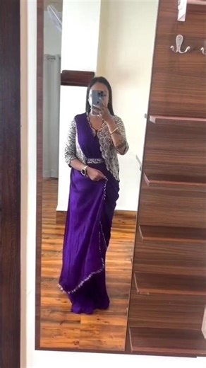 Saree With Jacket Saree Design ❤️😍| #saree #shorts #indianwedding