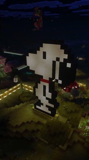 Minecraft Snoopy Pixel Art!