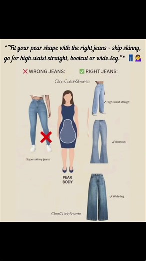 styling guide for *pear‑shaped bodies* choosing the right jeans., #fashion #ideas #outfitideas #yt