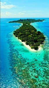 Paradise Island in 4K 🌴💙 | World's Most Beautiful Tropical Beach #video