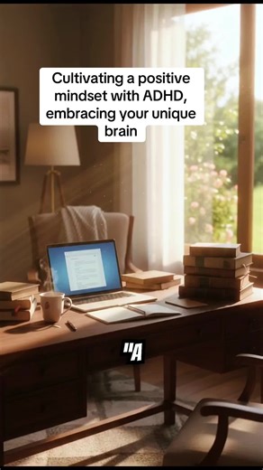 Cultivating a positive mindset with ADHD embracing your unique brain. A positive mindset with ADHD isn’t pretending everything‘s fine. It’s learning how to work with your brain instead of fighting it if you have ADHD you’ve probably been told to just think positive but your brain doesn’t respond to pressure it response to safety a healthy mindset for ADHD starts with one shift stop turning every struggle into a character flaw you’re not lazy. Your brain needs momentum. You’re not negative you’re