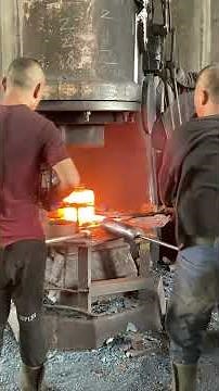 Inside the factory Bearing Forging Blacksmith Process Red-Hot Steel 🔥 #process #machine #blacksmith