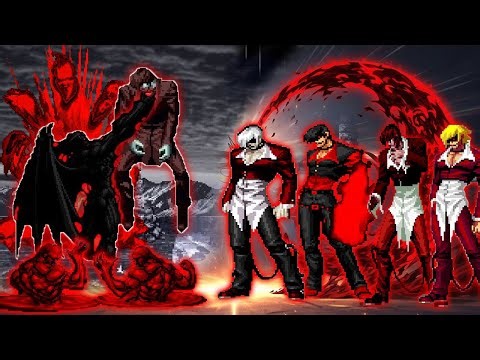 [Mugen KOF] Delirus vs Blood Moon Flame Iori Yagami Team