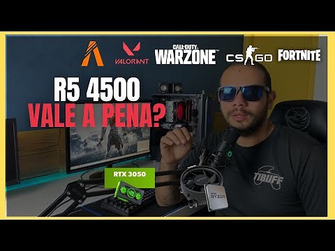 RYZEN 5 4500 VALE A PENA? | Testando em vários jogos com a RTX 3050