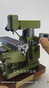 49K views · 481 reactions | Mini Milling Machine Model SHOP NOW ＄https://svanfon.com/products/mini-mill-model #SVANFON #MiniMill #MillingMachine #MiniMillingMachine #MiniatureMill #PocketMill #DesktopMill #MechanicalModel #MiniModel #PocketMechanical #MechanicalReplica #DeskOrnament #MechanicalCollectible #MiniatureOrnament #SmallMachineTool #DesktopMiniMachineTool #DIYMachineTool #ManualMill #CompactMill #svanfon #machining #Milling | Svanfon MicroMech | Facebook