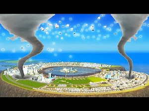 Destroying America With Extreme Natural Disasters in Cities Skylines