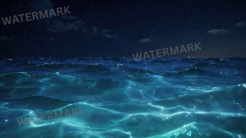Ocean Waves Loop Video | Night Sea Animated Background | Calming Ocean Mood | Seamless Waves Video for Screens & Projects - Etsy