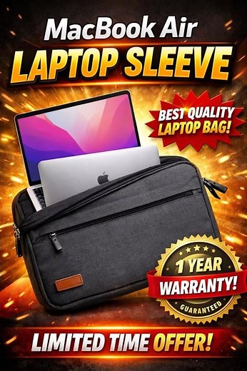 Macbook M4 Laptop Sleeves | Best Quality Laptop Bag | Daily Objects Laptop bag | Macbook