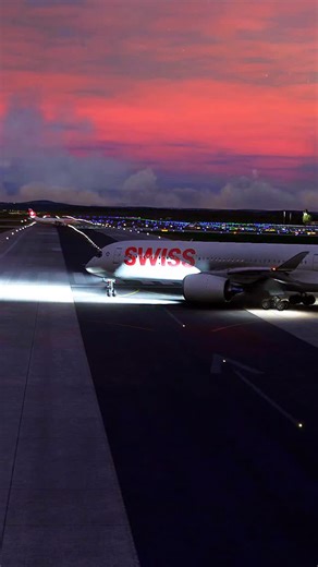 Here’s to flying high in 2026! ✈️🥂 Happy New Year! Starting off the new year right with this beautiful Swiss A350 ready for takeoff at Zurich. From Microsoft Flight Simulator 2020. #msfs #flightsimulator #a350 | Flight Playground