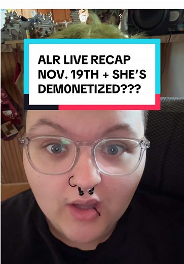 ALR livestream recap from November 19th She’s demonetized??? #amberlynnreid #gorlworld #amberverse