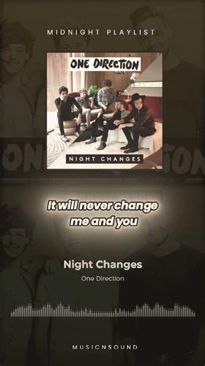 Night Changes - One Direction 2014