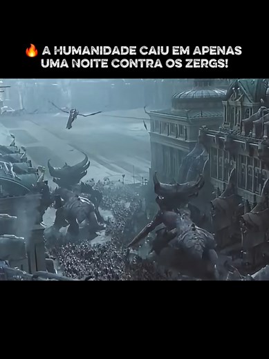 A última cidade humana resistiu até o fim, mas um exército infinito transformou o planeta em ruínas. #StarCraft #FiccaoCientifica #GeekTok #GuerraEspacial #FYP