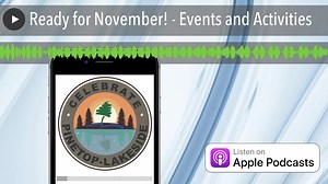 Listen as Susie Anderson of the Pinetop-Lakeside Visitor's Center gives you the lineup of weekend events and more. GO SEE FALL COLORS THIS WEEK! Sat. Oct. 28th Autumn Fest – 11 to 5 pm – Mountain Meadows. Chili & Cobbler Cook -off, Music, Food Vendors, Beer & Wine Garden (Rotary) pinetoplakesideaz.gov Sat. Oct 28th We’re taking away your drugs! It’s the DEA (Drug Enforcement Administration) TAKEBACK DAY. Pinetop Lakeside Police Department, Summit etc. Nov. 4th St Mary’s Church (behind Charlie’s)