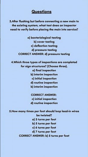 NICET Highway Construction Inspector Level III Exam Questions and Answers